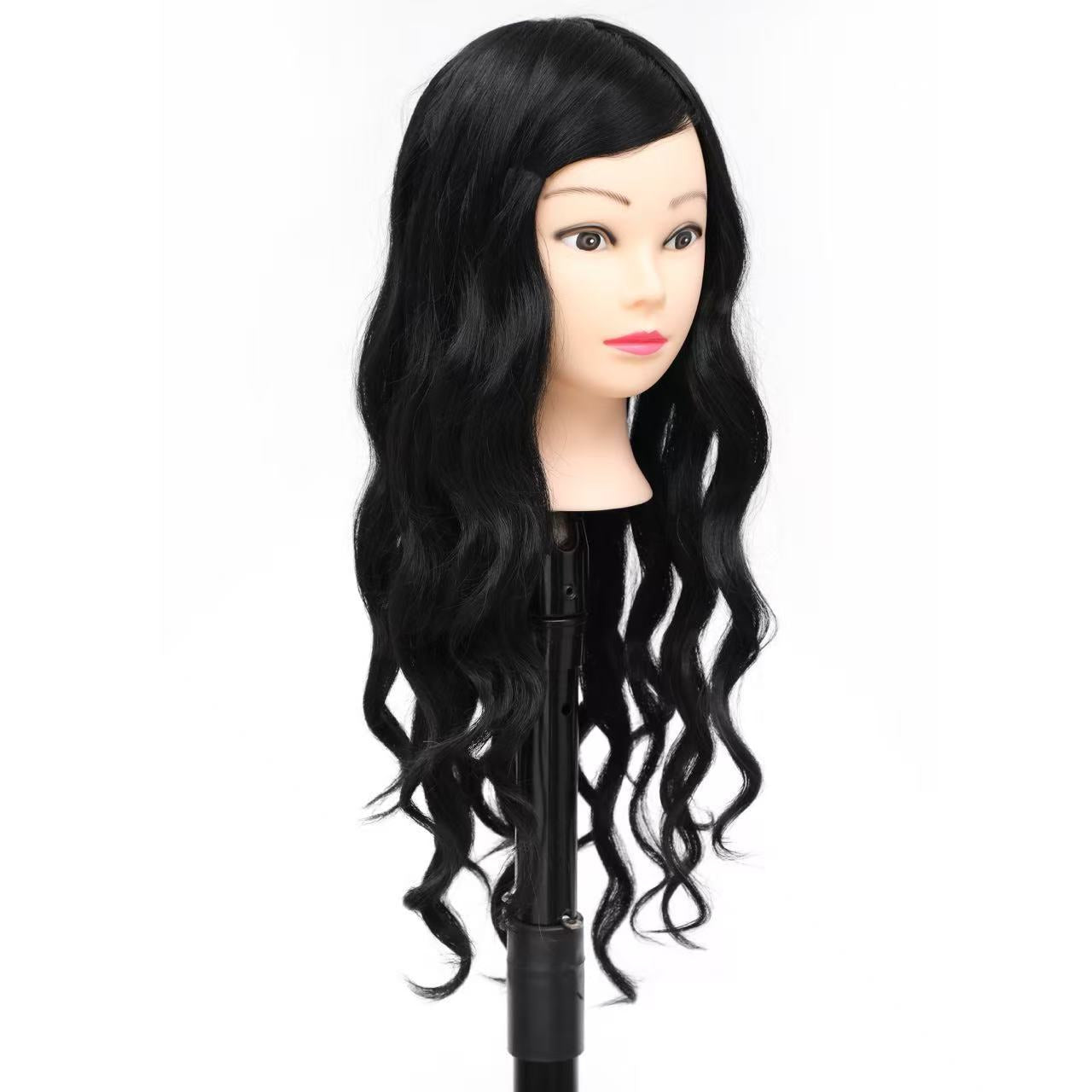 Mixed Hair Hairdressing Mannequin Head Hot Roll Other Wig