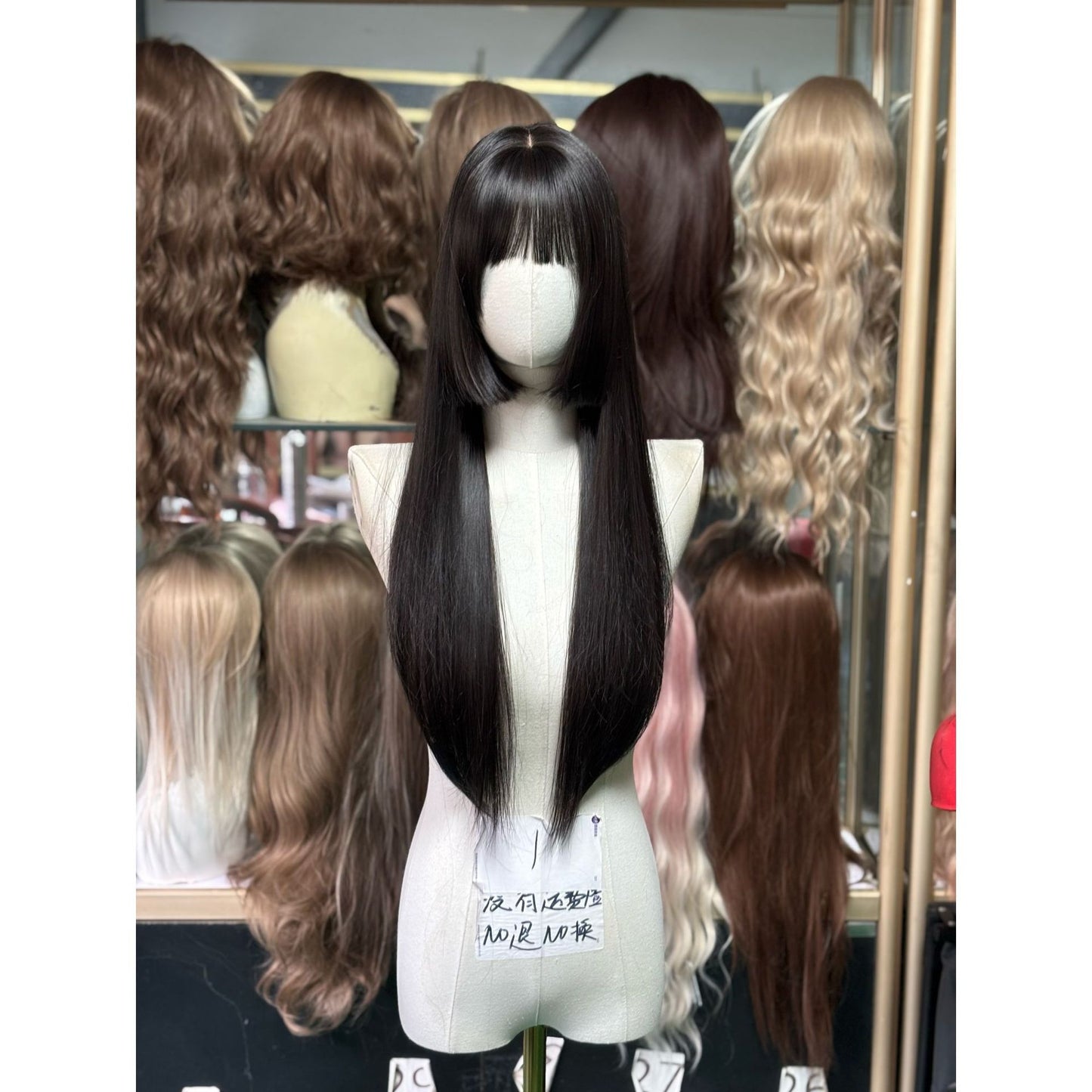Hair Straight Curly Big Wave Realistic Wig Long Curls