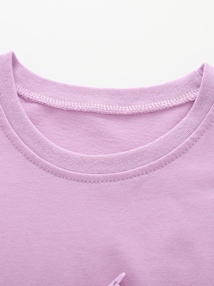 Children's Summer Small Older Short Sleeve Fashion Children's T-shirt