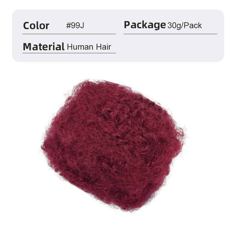 Comfortable African Human One Bag All Real Hair Wig