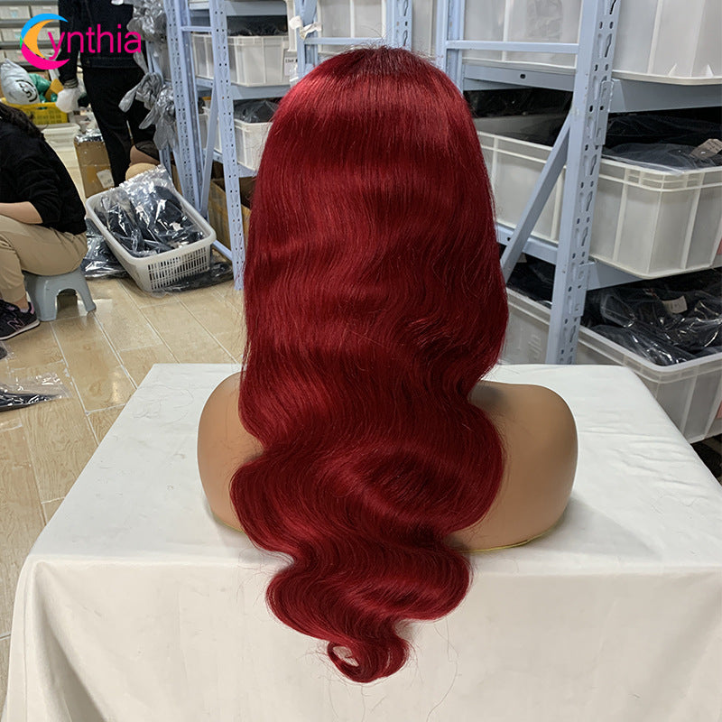 Classy Sheath Front Lace Human Headgear Real Hair Wig