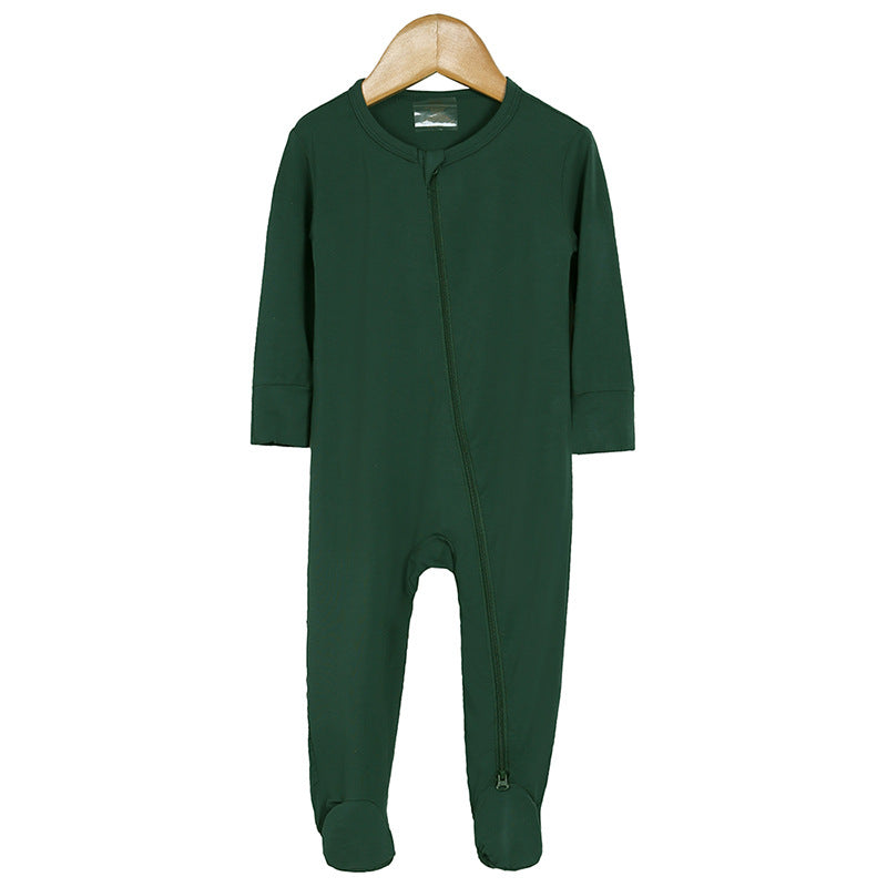 Bamboo Fiber Clothes For Babies Long-sleeved Jumpsuit Born Jumpsuit, Climbing Suit