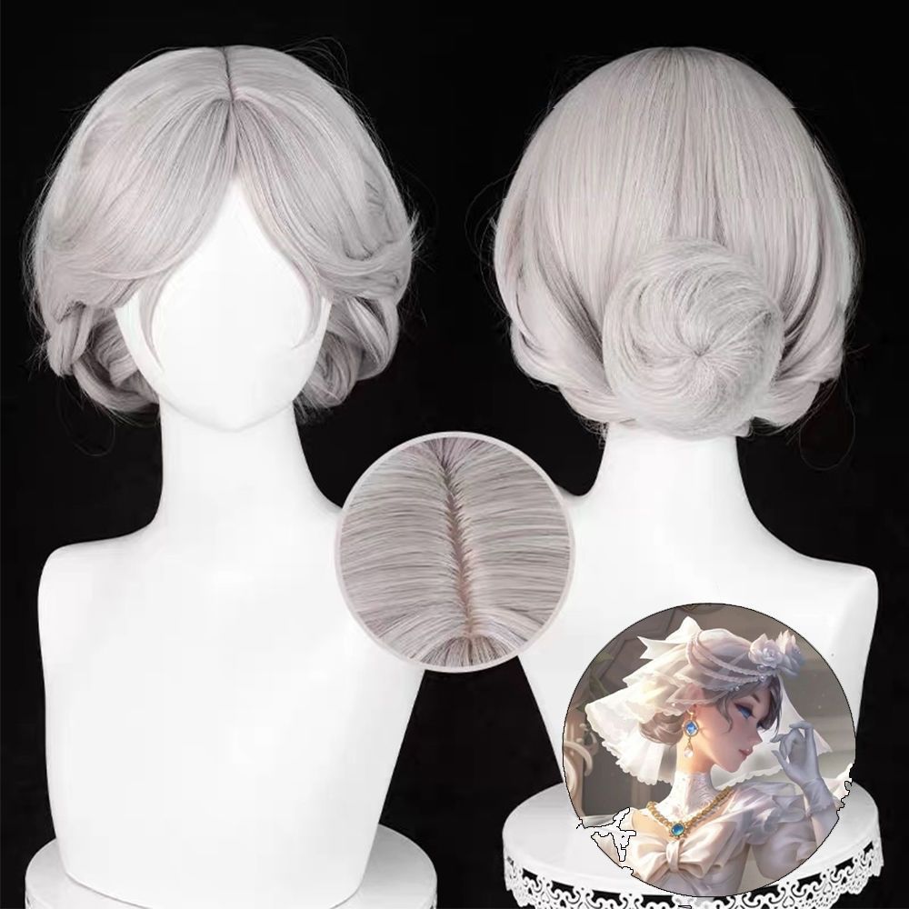 V Red Lady The Day Of Promise Cos Wig