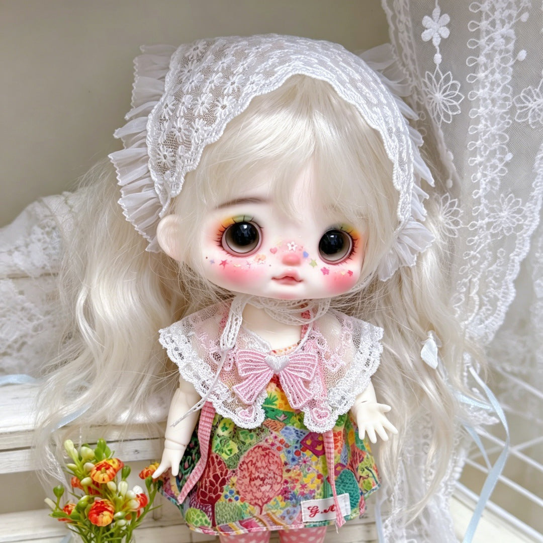 Doll Fiber Can Be Trimmed Fake Hair Without Cos Wig