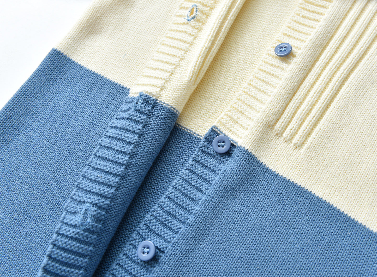 Knitted One-piece Romper Born Boy Sweater Cotton Jumpsuit, Climbing Suit