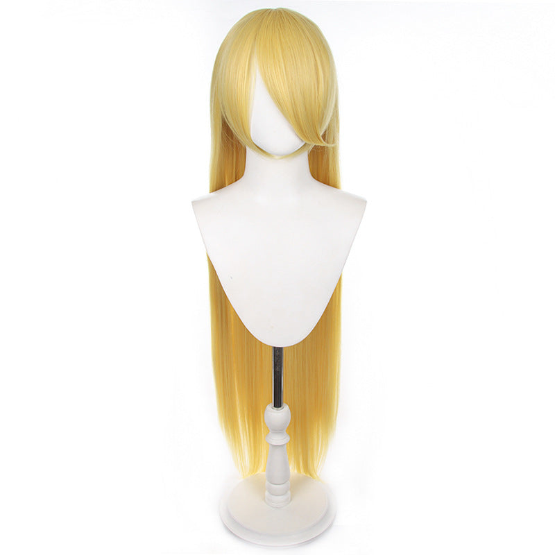 Universal Anime Long Straight Hair Mao Style Fiber Cos Wig