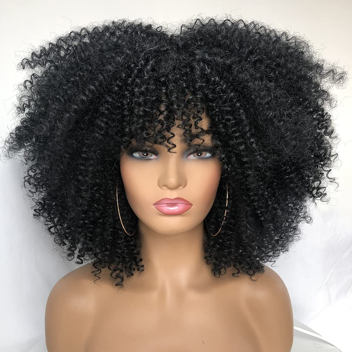 African Wigs With Small Female Chemical Wig Short Curly Hair