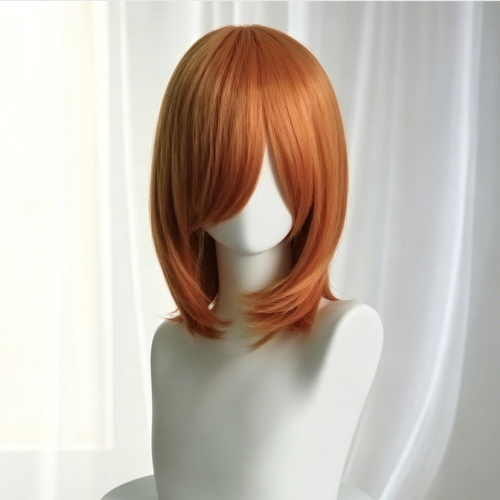 Universal With Inner Short Hair Hand Cos Wig