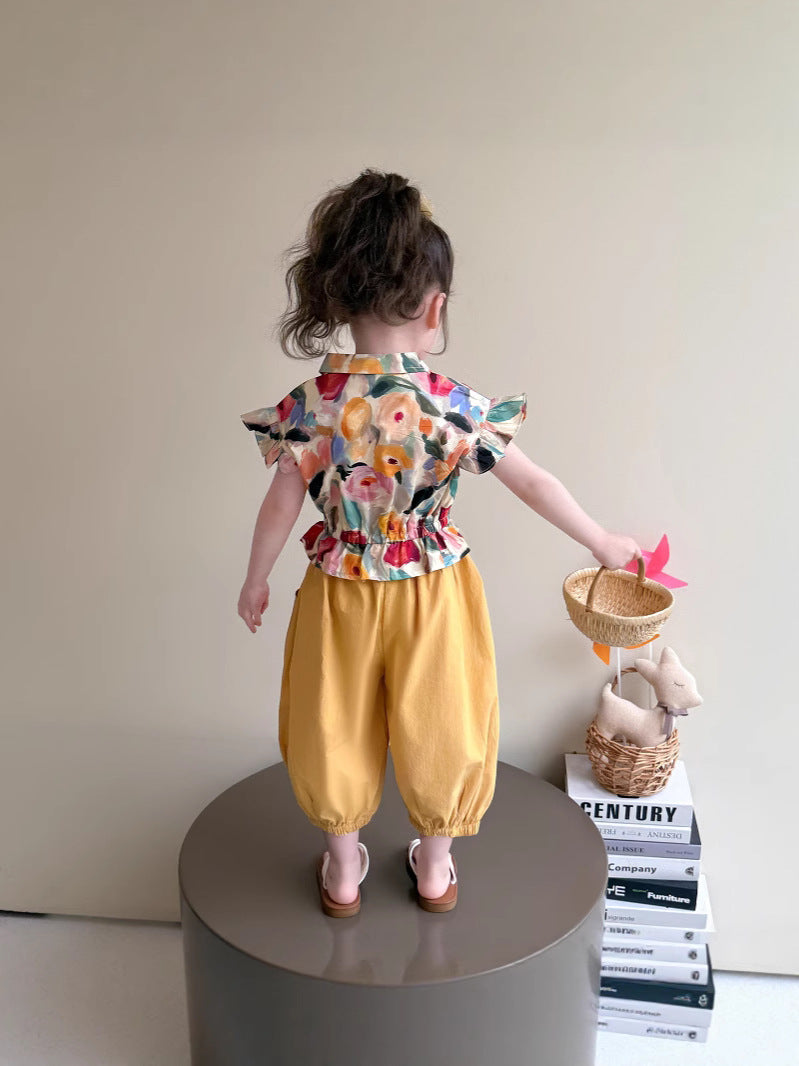 Children's Summer Suits Super Beautiful Clothes Thin Fashionable Children's Suit
