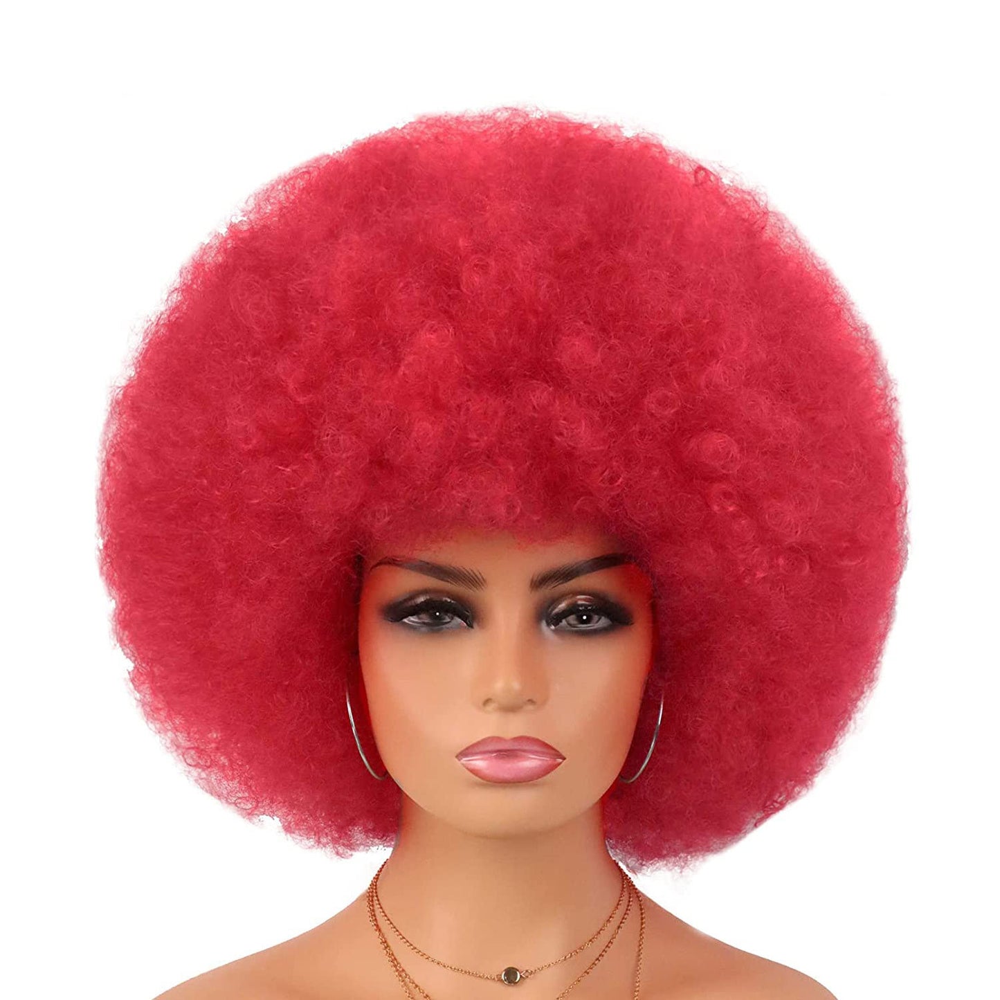 Women's Second Hair African Head Cover Fluffy Small Volume Cos Wig