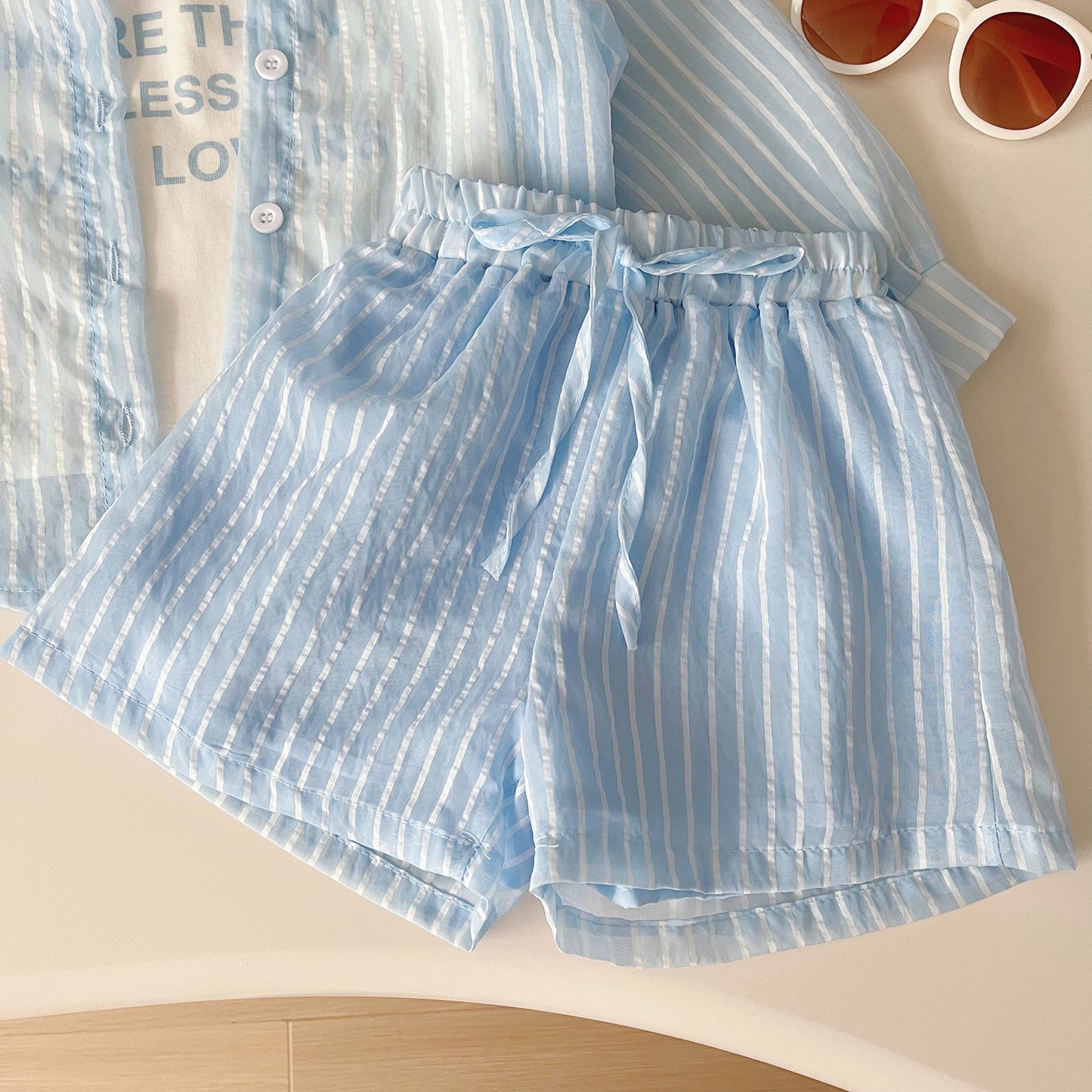 Korean Style Clothing Long Sleeve Shorts Children's Suit