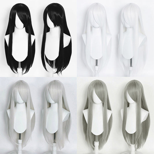 Universal Straight Hair Long Bangs Colorful Cos Wig