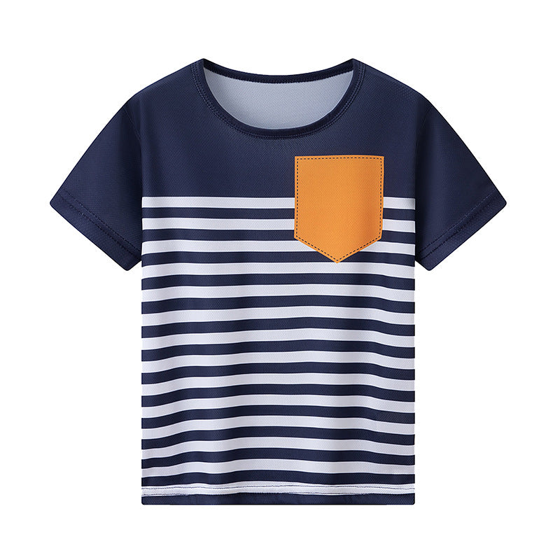 Children's Overseas Summer Combination Short Sleeve Boys Children's T-shirt