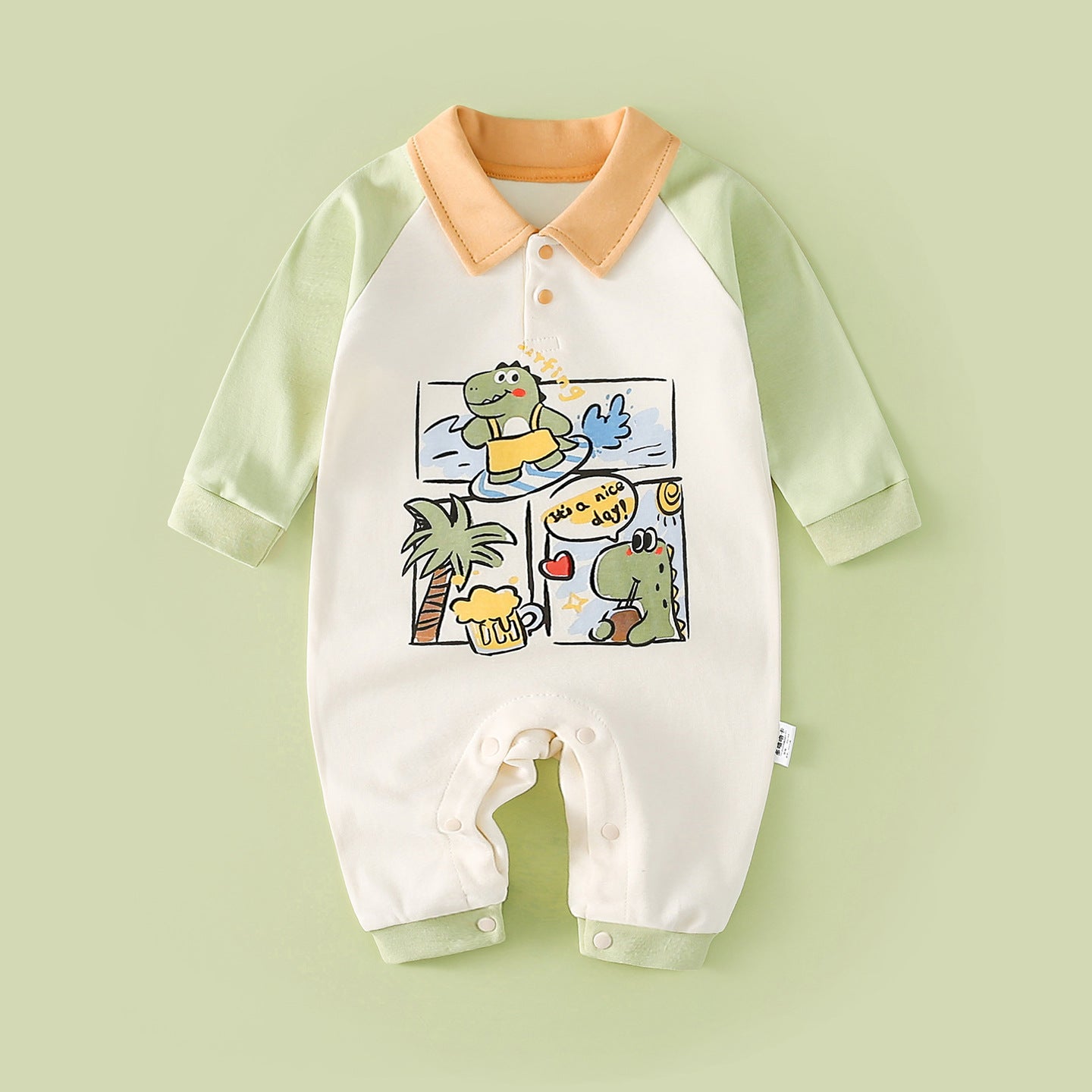 Cotton Born Clothes Boys Romper Outwear Jumpsuit, Climbing Suit