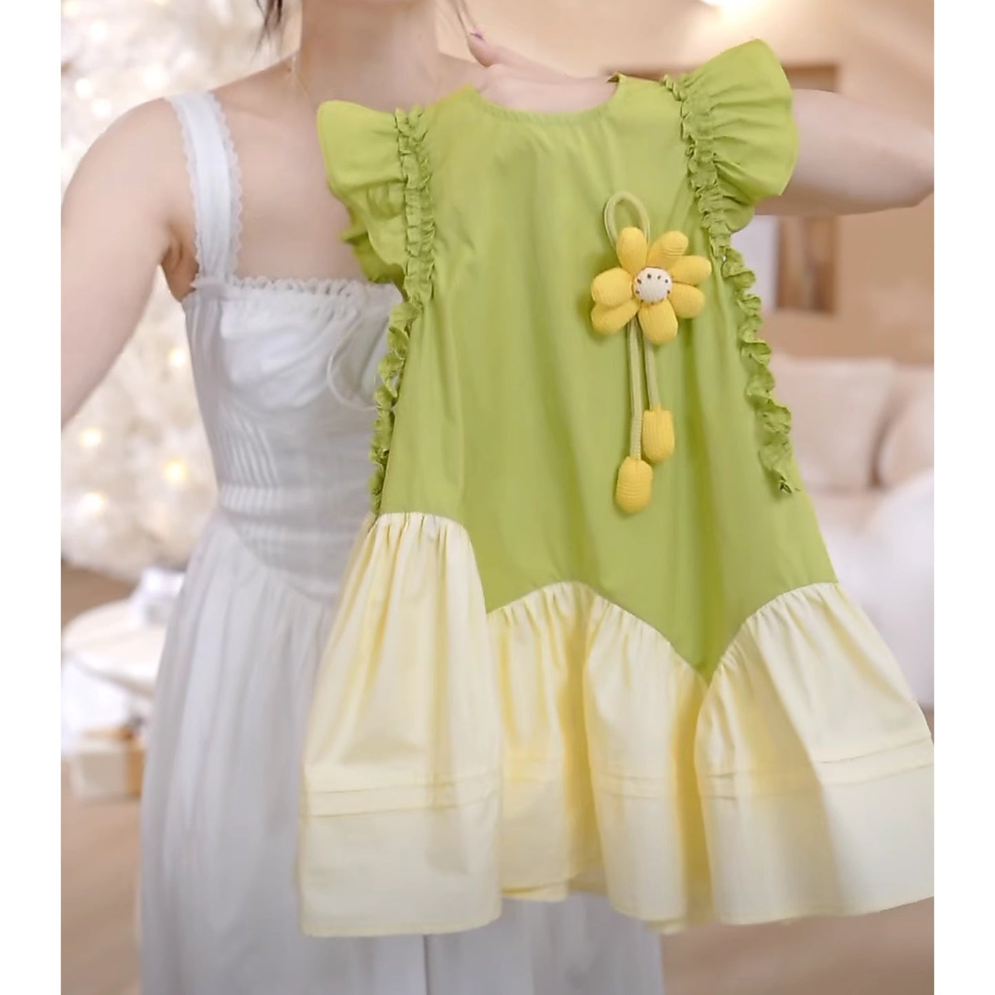 Children's Sleeveless One-piece Summer Fashionable Princess Vest Children's Dress