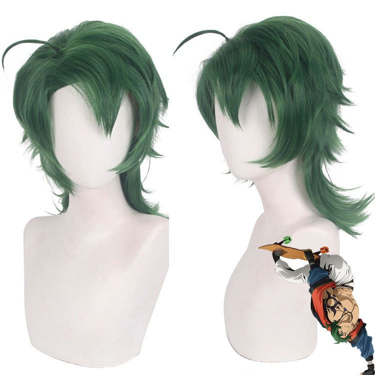 Lord Unlimited Skateboard Big Scalp He Cos Wig