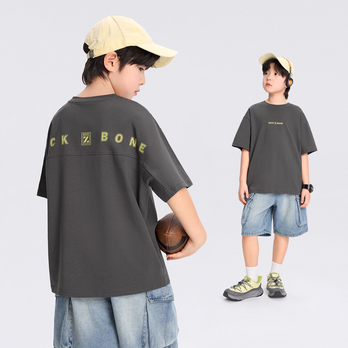 Children's Clothing Short-sleeved Cool Summer Boy Teen Class Children's T-shirt
