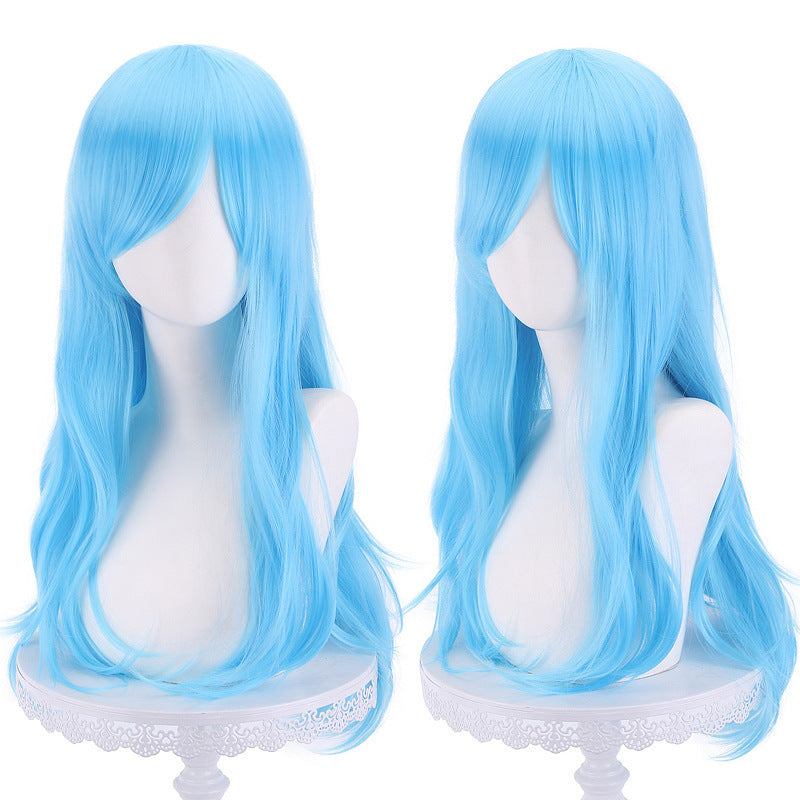 Anime Universal Long Curly Hair Micro Cos Wig