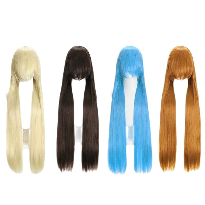 Women's & Men's Universal Color Hair Mao Shape Long Straight Wig