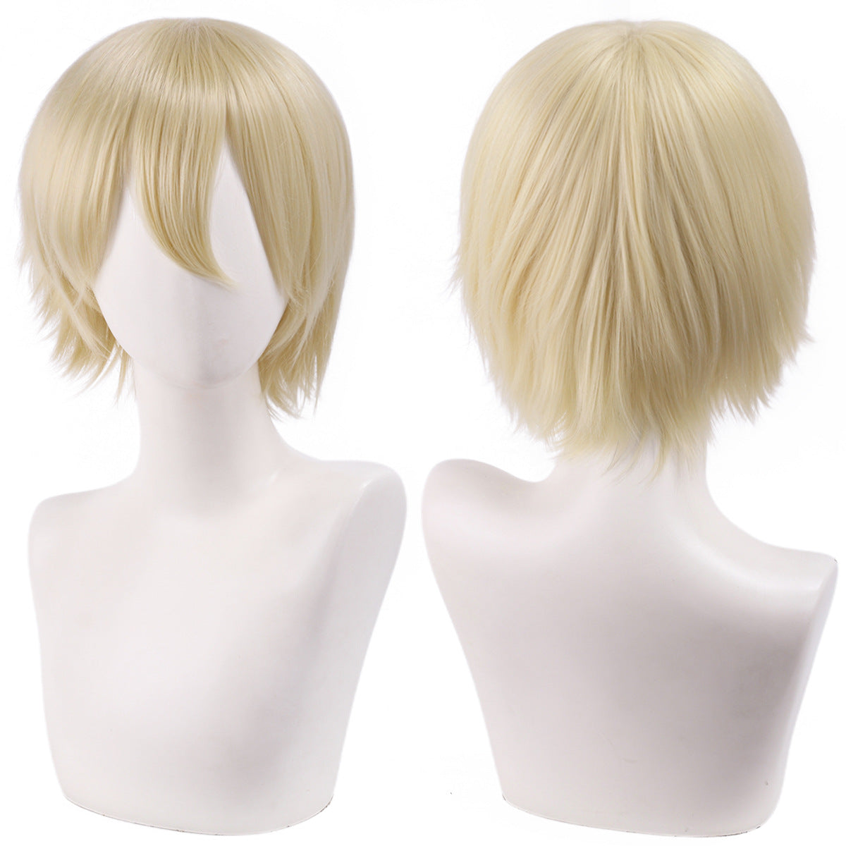 Men's Main Less Short Hair Color Universal Cos Wig