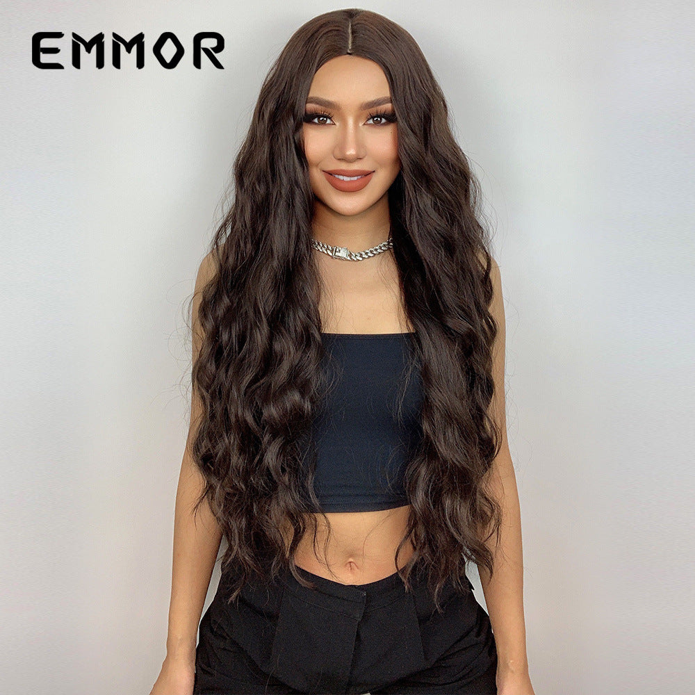 Big Wave Curly Hair Style Natural Fluffy Wig Long Curls