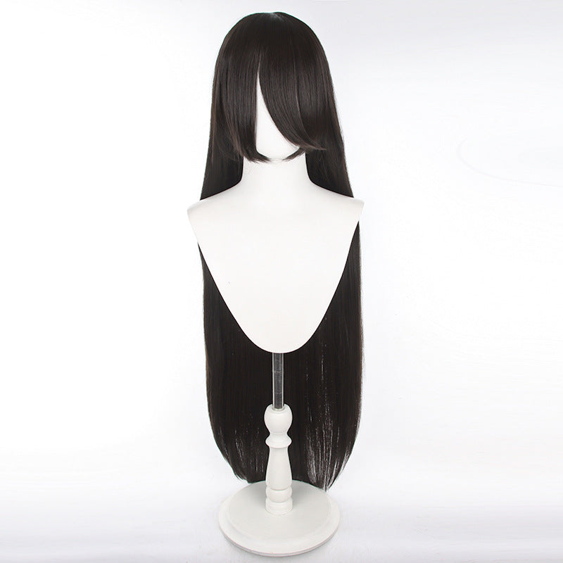 Universal Anime Long Straight Hair Mao Style Fiber Cos Wig