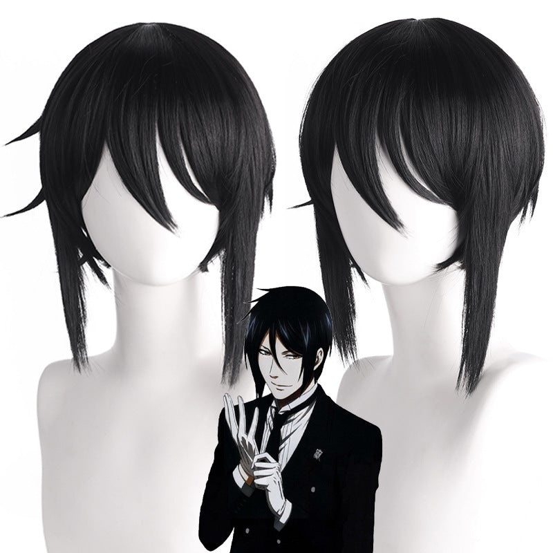 Lord Santa Black Butler Sebastian Sauce Cos Wig