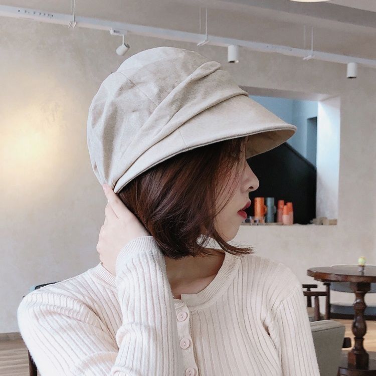 Women's Hat Summer One-piece Band Fashionable Hooded Wig Short Straight Hair