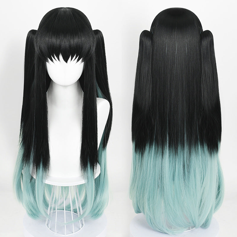 No Hours Transparent Long Hair Double Cos Wig