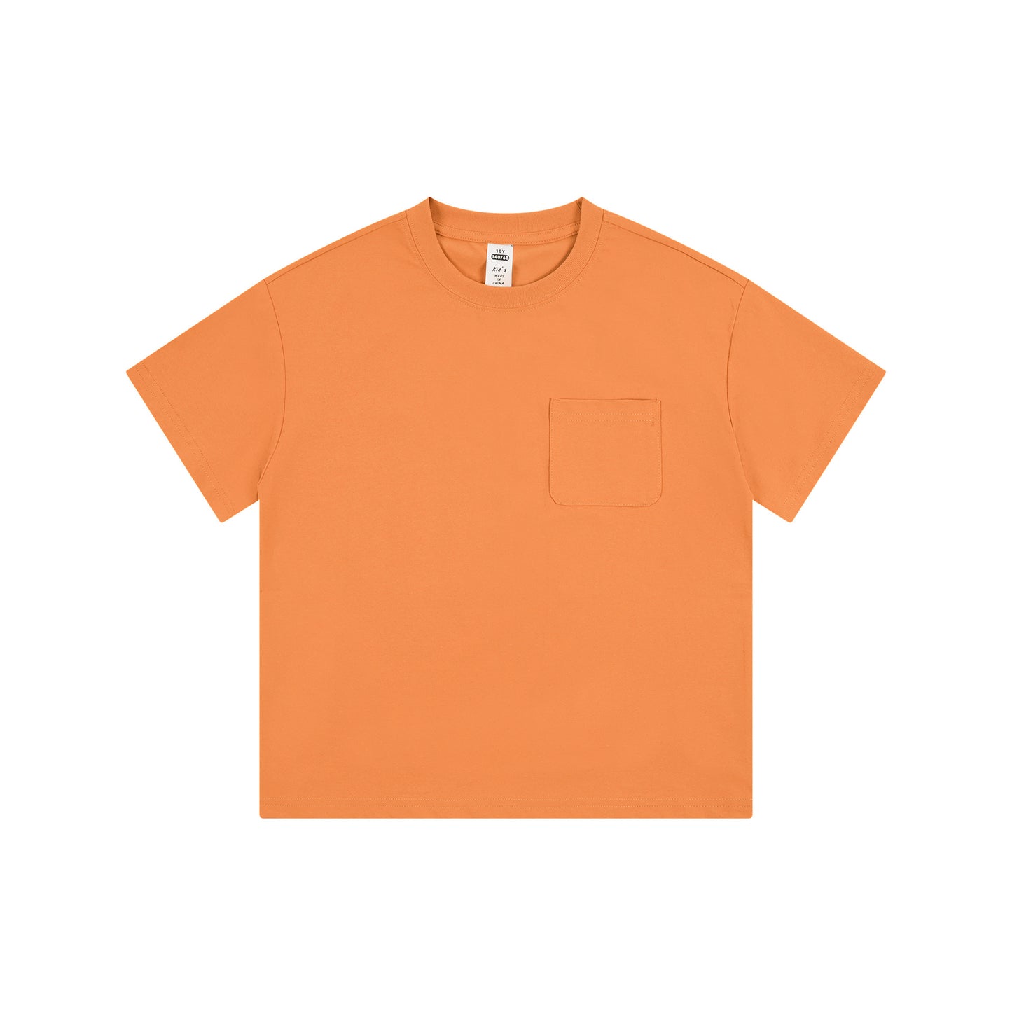 Children's Clothing Summer Dopamine Boys Cool Feeling Solid Color Short Sleeve Children's T-shirt