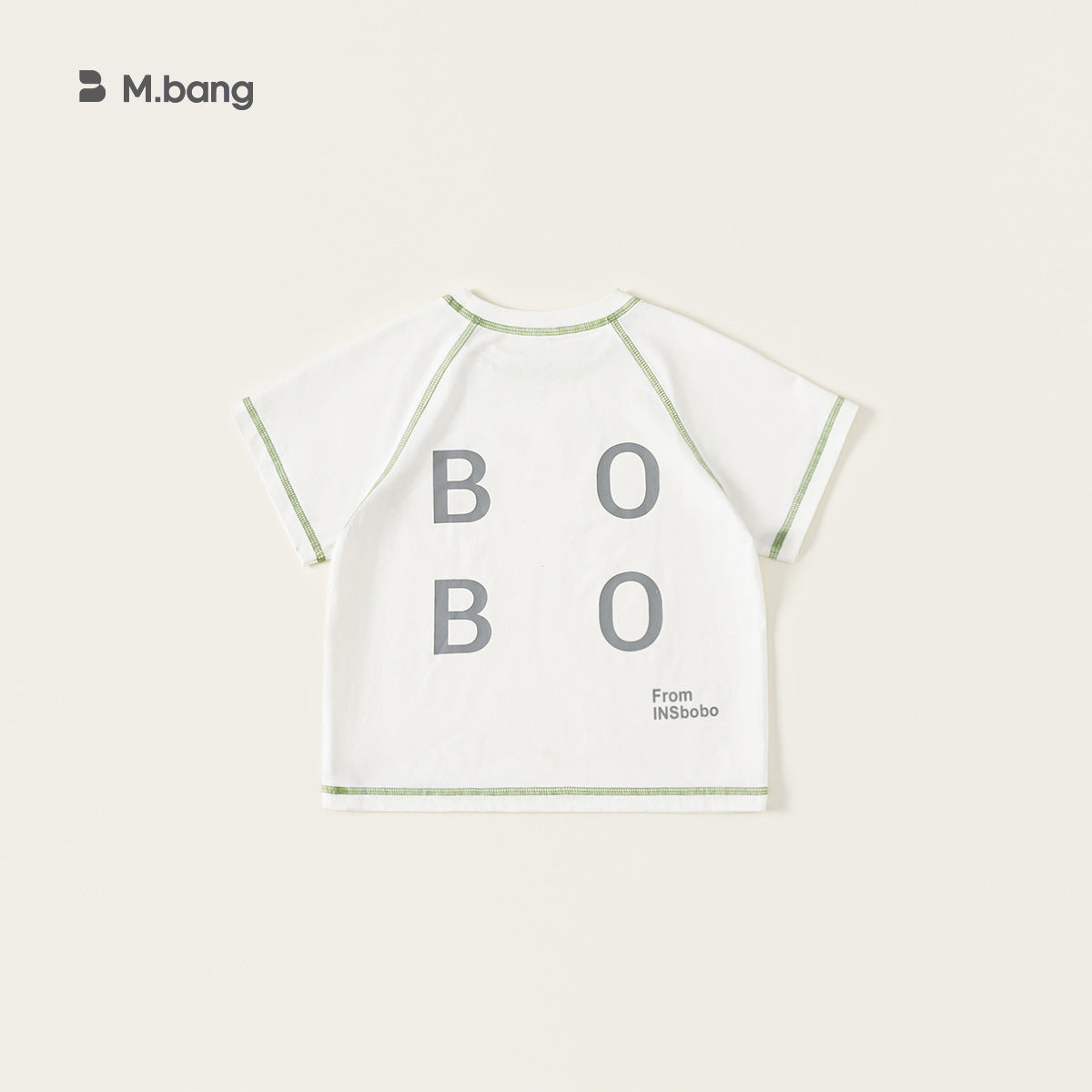 Children's Clothing Middle Big Summer Simple Solid Color Short-sleeved Boys Letter Children's T-shirt