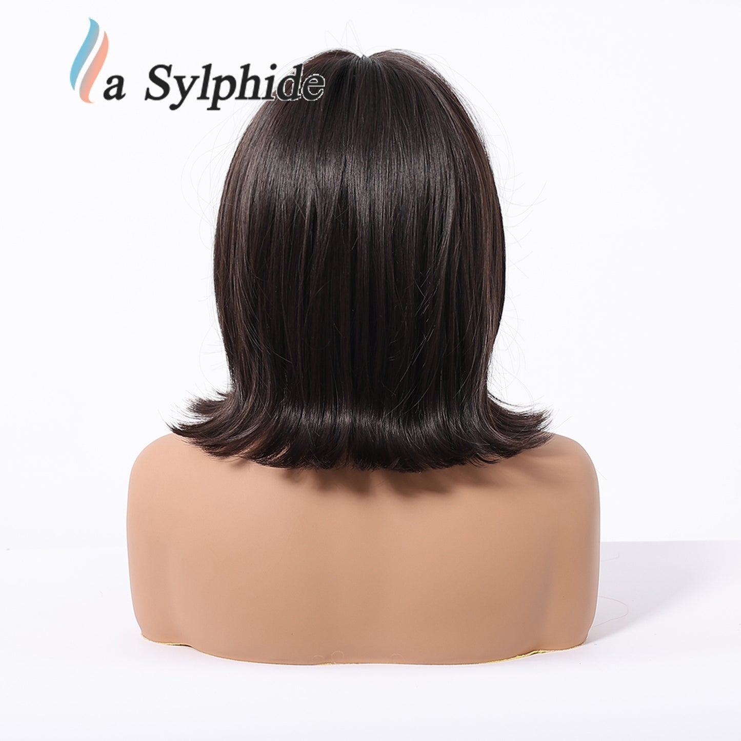 Seamless Artificial Outer Roll Full Top Mid-length Wig Short Curly Hair