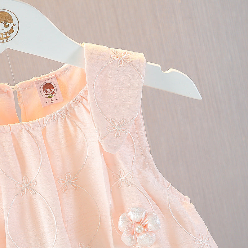 Summer Little Fashionable Vest Princess Skirt Children's Dress