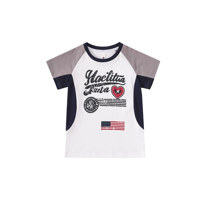 Children's Short-sleeved Summer Outdoor Sports Half Sleeve Children's T-shirt