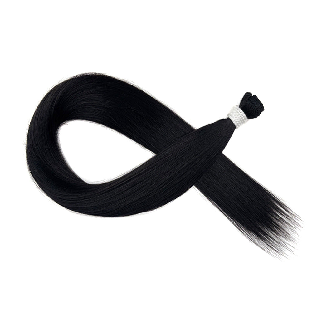 Classy Beautiful African Weft Hair Extension Long Straight Wig