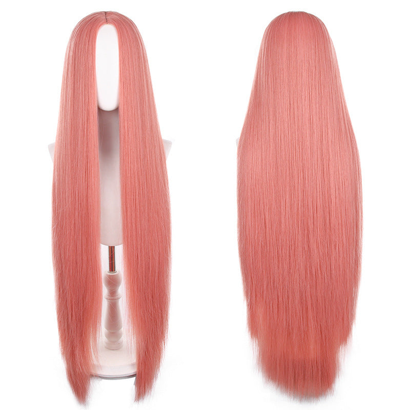 Mid-length Universal Long Straight Scalp Style Cos Wig
