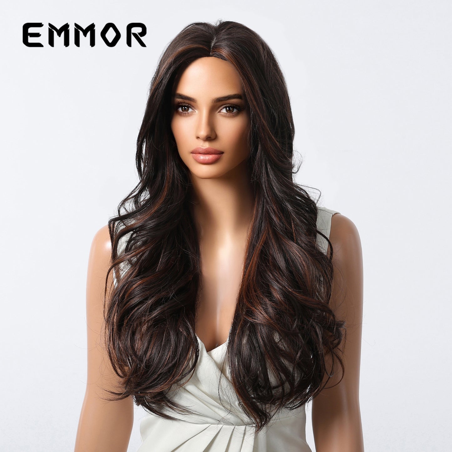 Curly Hair Fashionable Temperament Natural Female Full Wig Long Curls