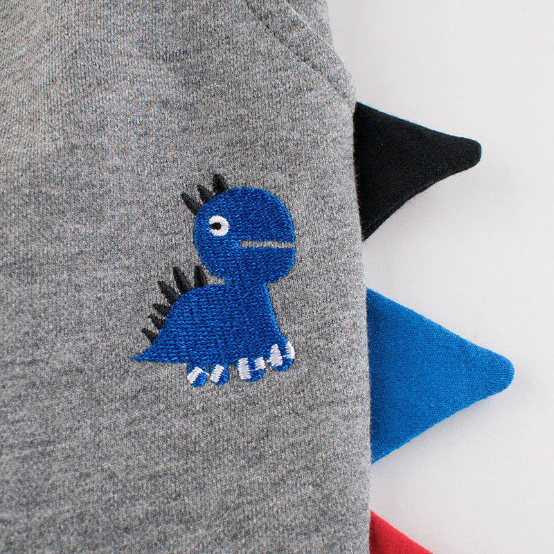 Children's Korean Style Autumn Dinosaur Cartoon Boy Sports Children's Pants