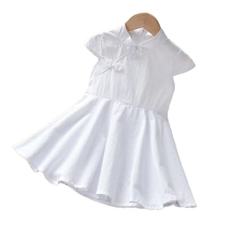 Yunnan White Body Summer Princess Clothing Children's Dress