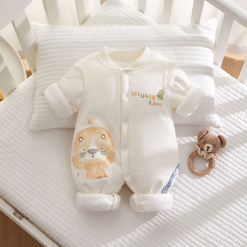 Thickened Winter Cotton Jumpsuit Thermal Quilted Jumpsuit, Climbing Suit