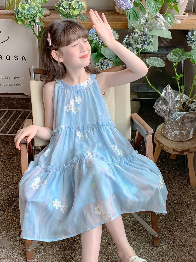 Children's Summer Skirt Beach Little Chiffon Princess Children's Dress