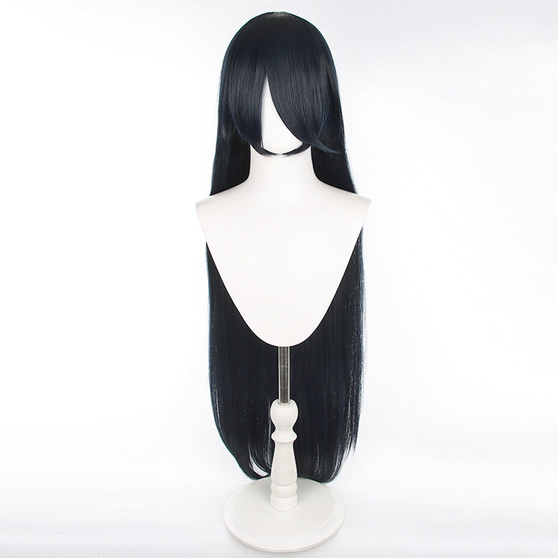 Universal Anime Long Straight Hair Mao Style Fiber Cos Wig