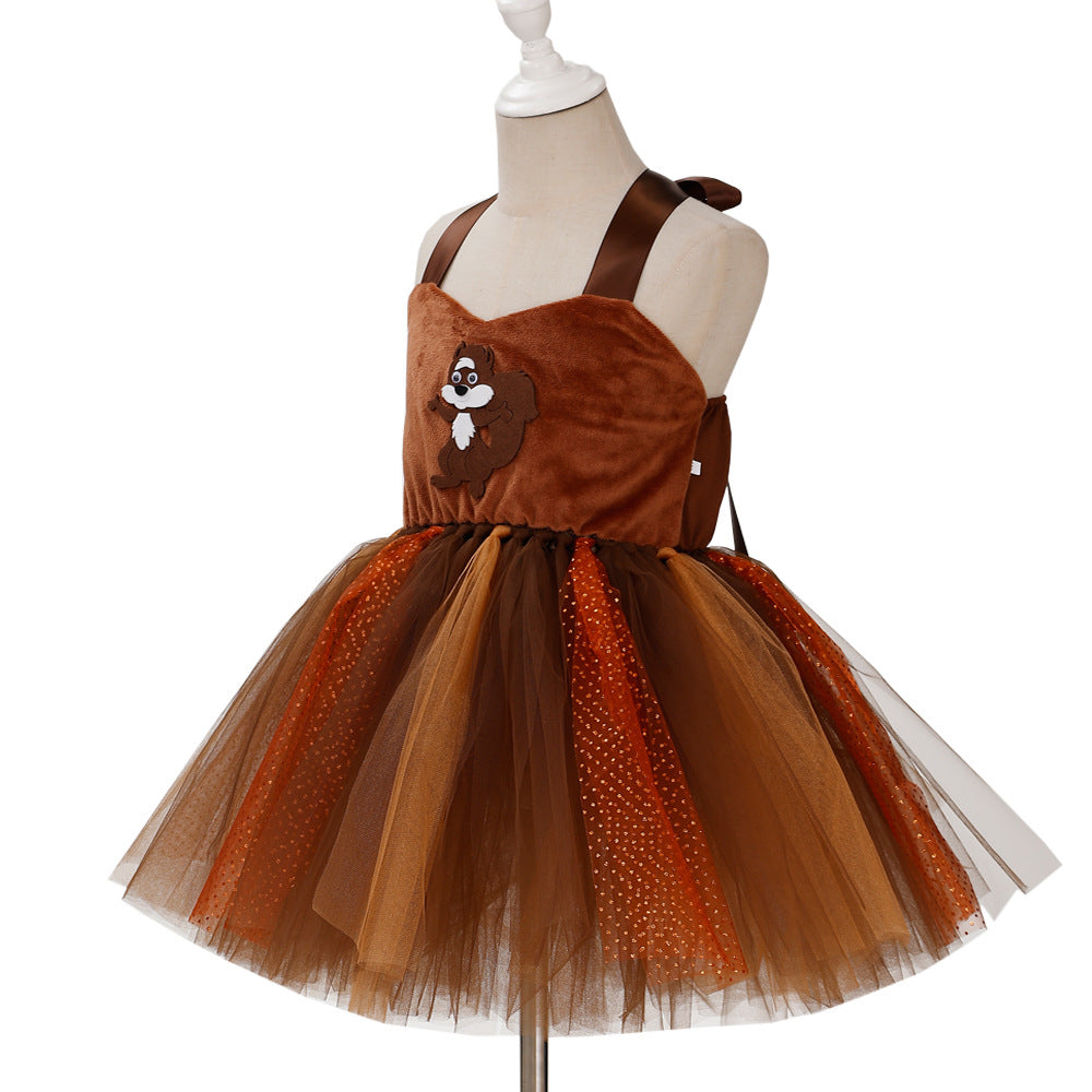 Children's Halloween Role-playing Cartoon Dance Skirt Day Children's Dress