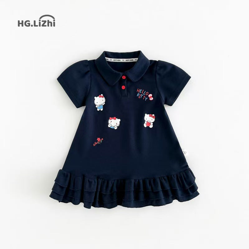 Children's Grab Summer Western Style Korean Cute Children's Dress