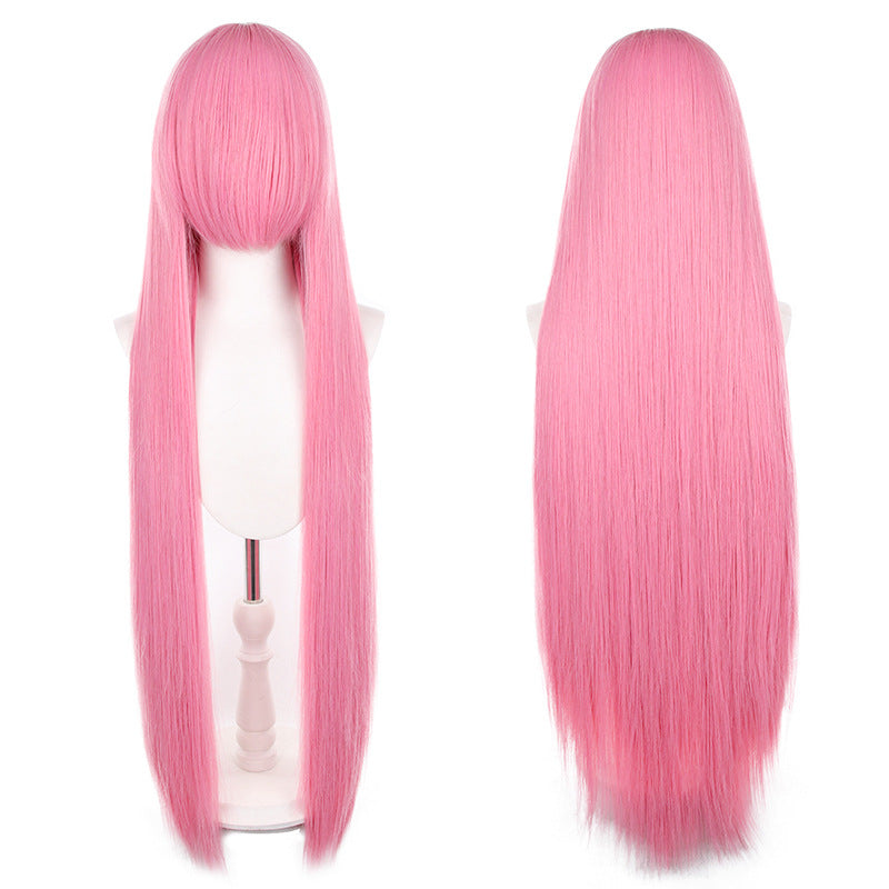 Mao Style Universal Scalp Head Long Bangs Cos Wig