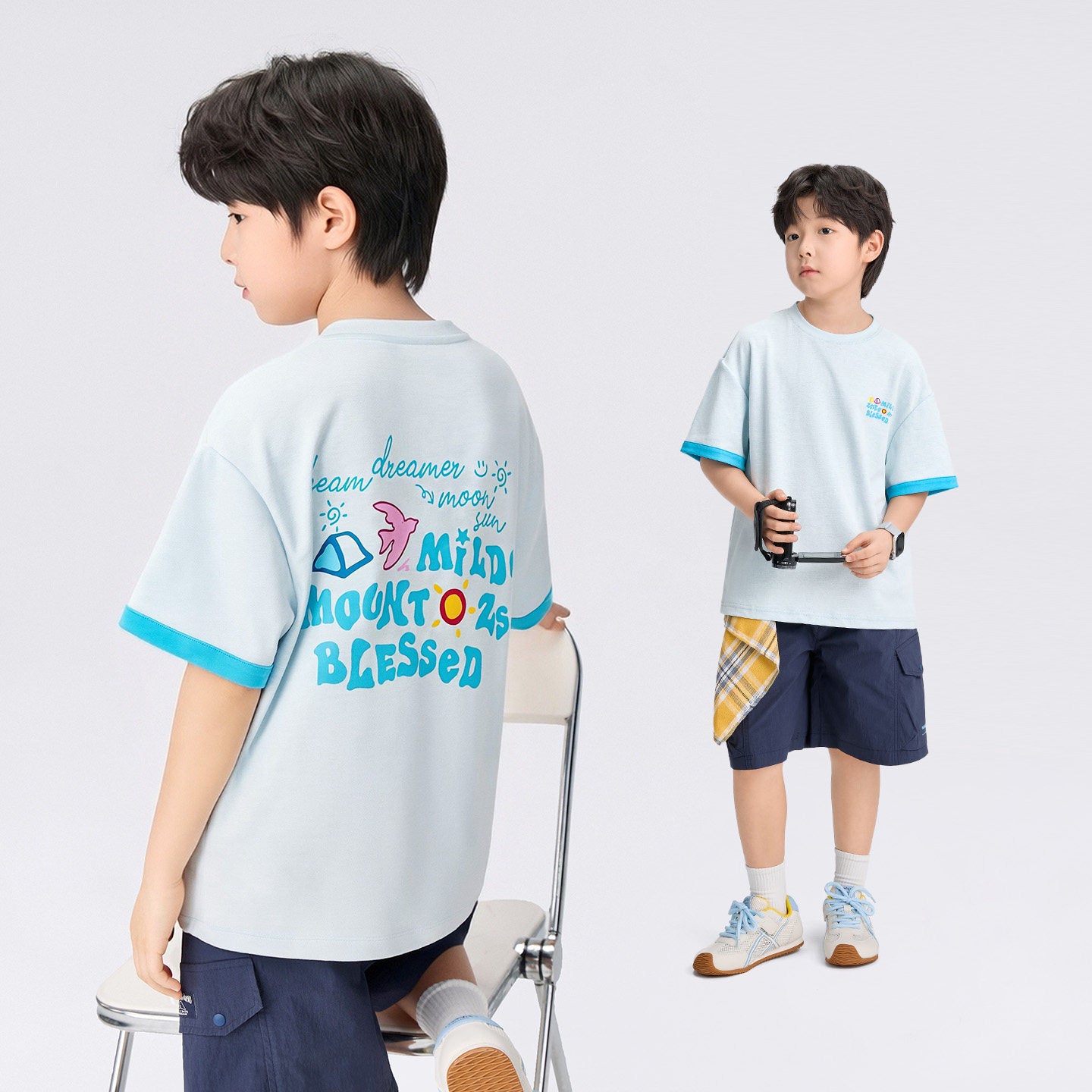 Children's Clothing Boy's Short-sleeved Summer Cool Half Sleeve Boy Big Children's T-shirt
