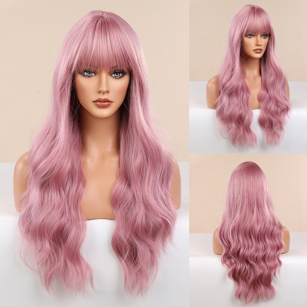Christmas Halloween Festival Anime Style Air Bangs Big Wave Multiple Wig Long Curls