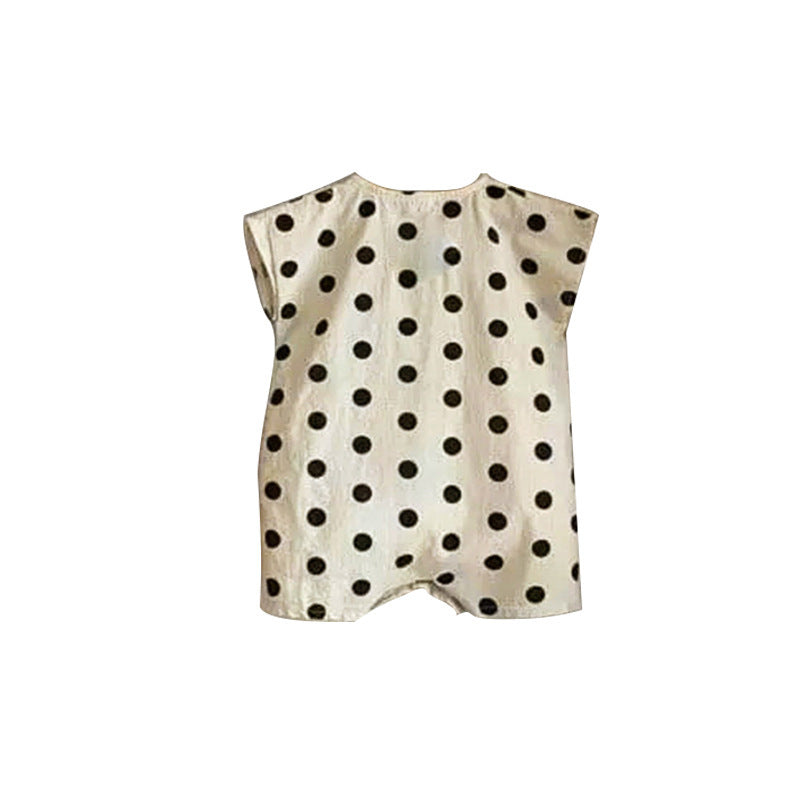 Women's & Men's Summer Jumpsuit Polka Dot Plaid Romper Jumpsuits Jumpsuit, Climbing Suit