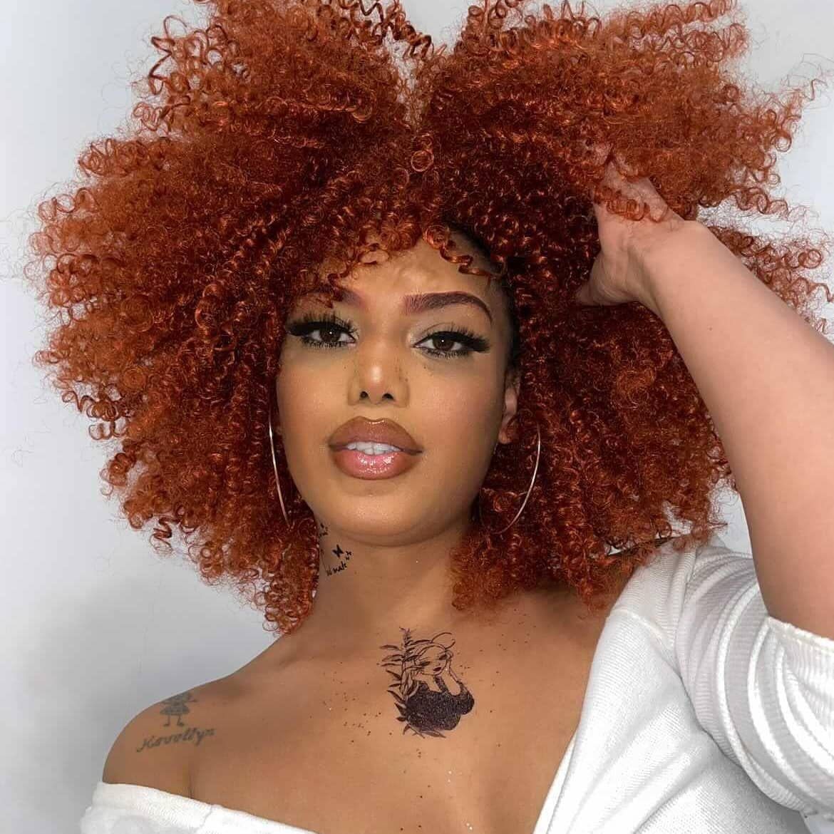 Afro African Small Volume Micro Retro Wig Short Curly Hair