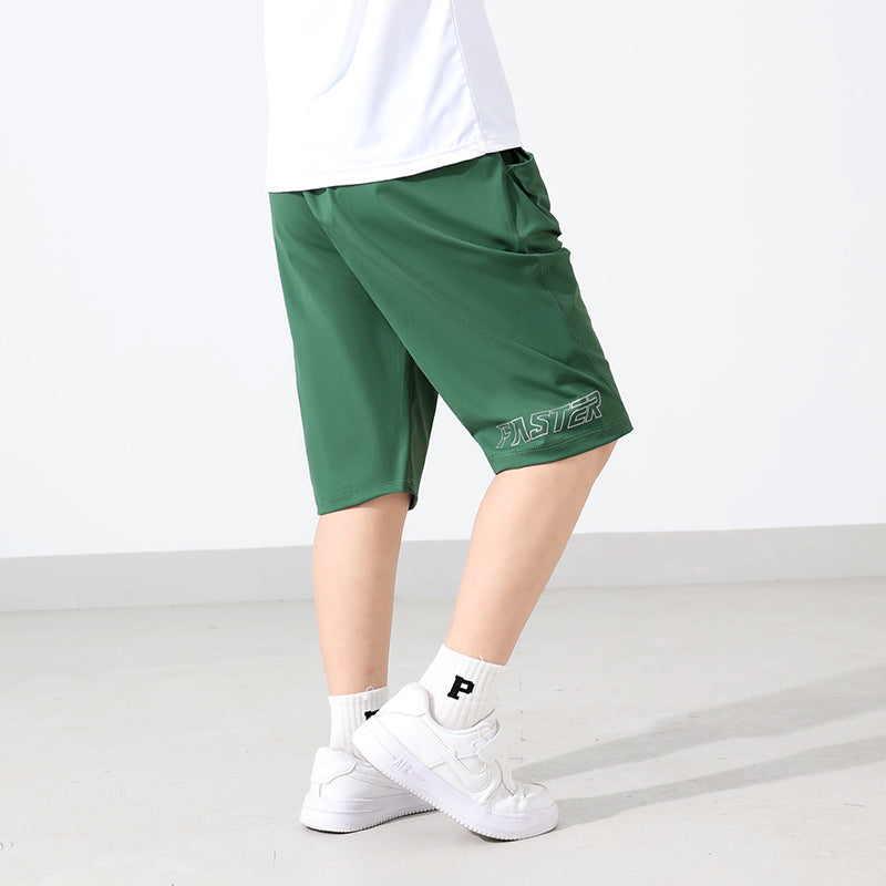 Men's & Children's Summer Crawler Outdoor Shorts Big Letter Ice Children's Pants